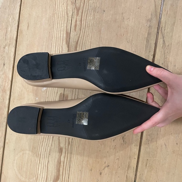 Aida jewel nude buckle flat in size 42 New without box - Picture 2 of 5